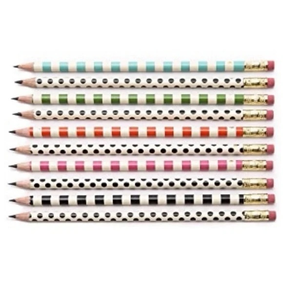 KATE SPADE • Dot The I’s Pencil Set Stationery School Art Crafts - Picture 2 of 7